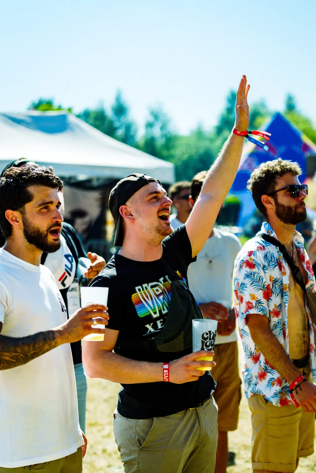 Groupe d'ami au Chalouz Festival