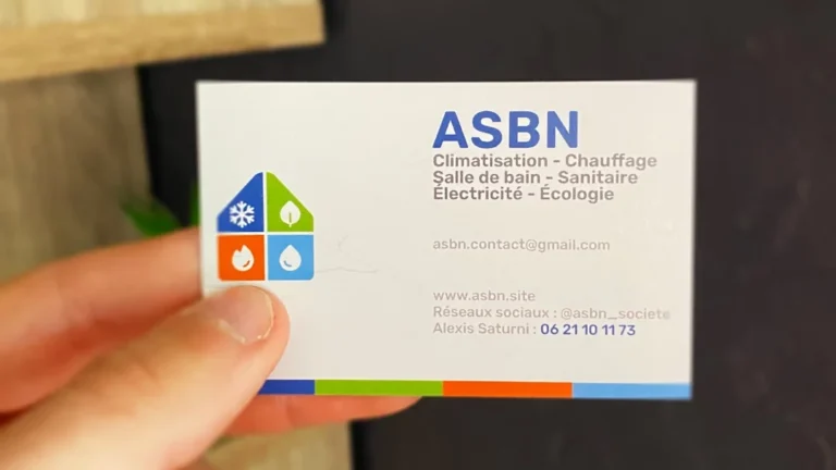Carte de visite par Lomaly pour ASBN